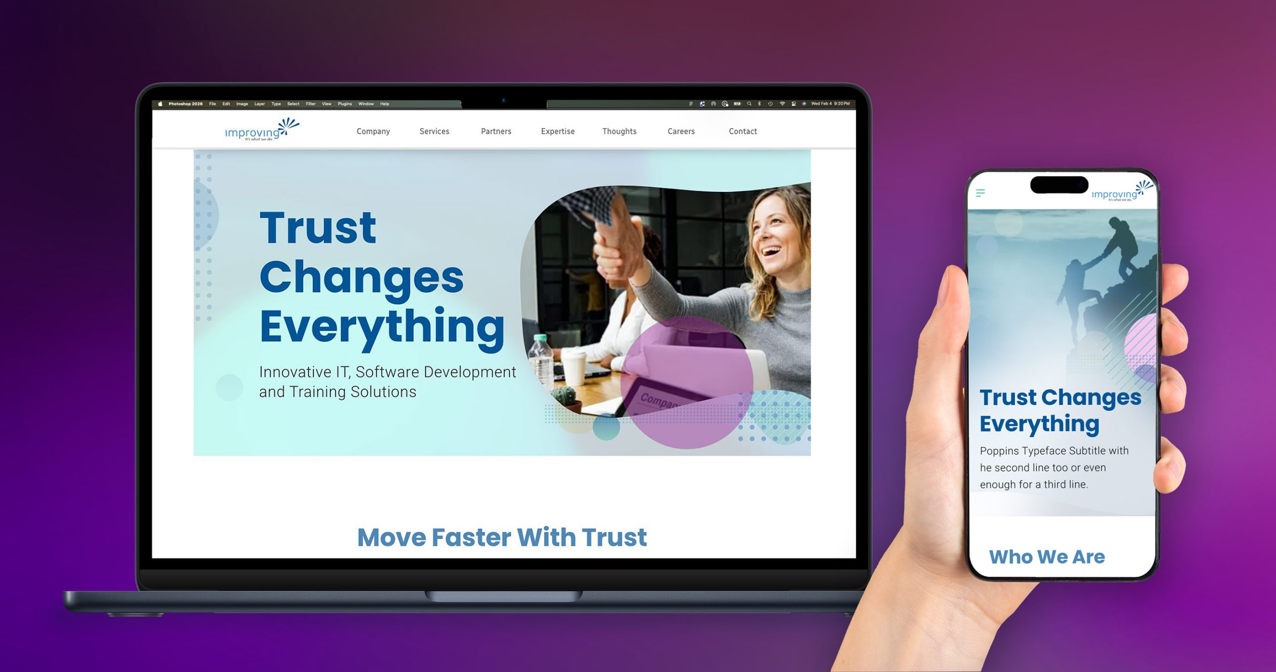Improving .com home page